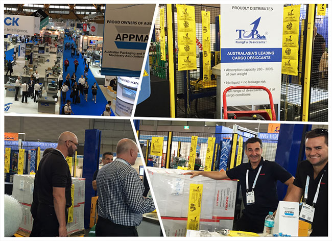 TOPSORB Container Desiccant AUSPACK Trade Shows in Sydney, 2017 TOPSORB Container Desiccant AUSPACK Trade Shows in Sydney, 2017